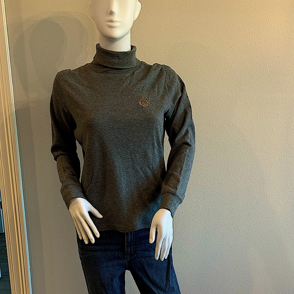 Ralph Lauren grey turtle neck, size petite small